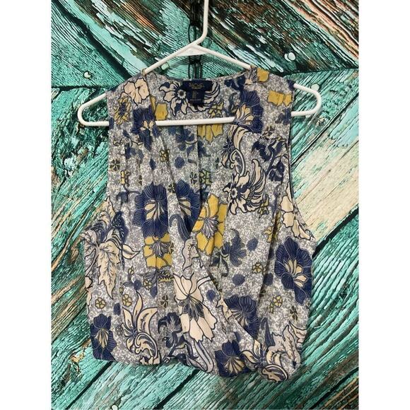 NWOT Rachel RACHEL ROY Wrap Crop Top Size Large Multi Color 🍃🌿 - Picture 5 of 13